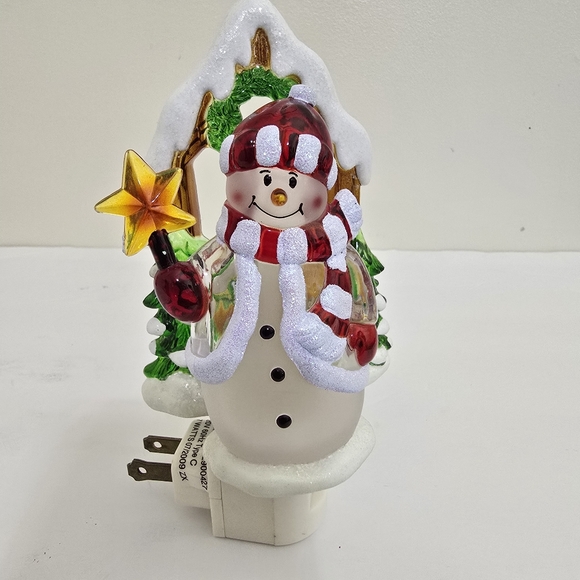 y2k COSTCO Snowman Night Light Veilleuse Christmas‎ Holiday Electric with Bulb - Picture 3 of 16
